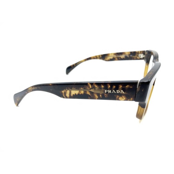 Prada VPR 19Q RO4-1O1 Matte Tortoise Brown Eyeglasses Frames 51-17 140 Italy - Picture 4 of 12